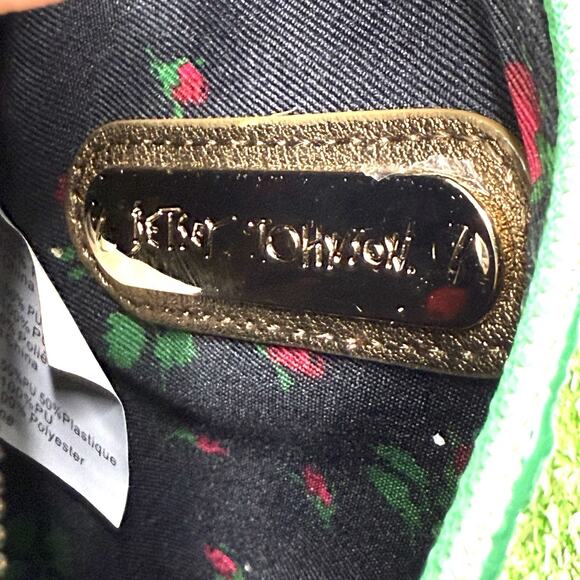 Betsey Johnson Kitsch Christmas Tree Crossbody Purse Handbag Green RARE Spruce - Picture 7 of 16